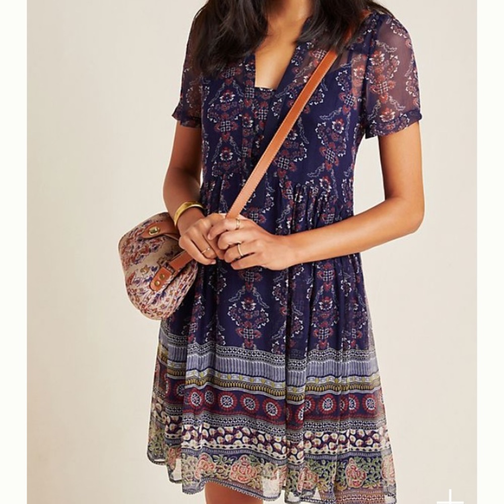 Anthropologie morning glory tunic